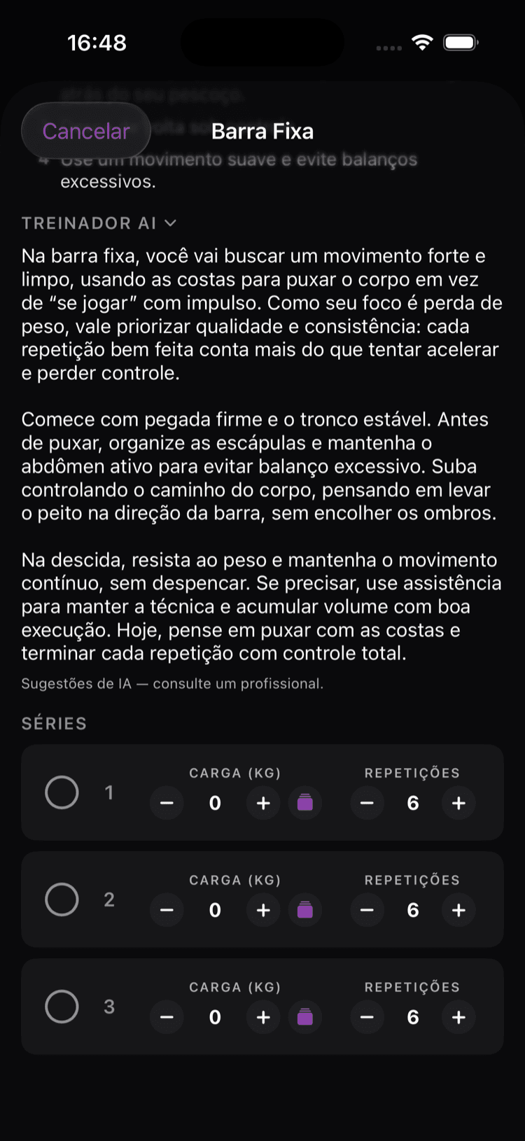 Registre séries em dois toques